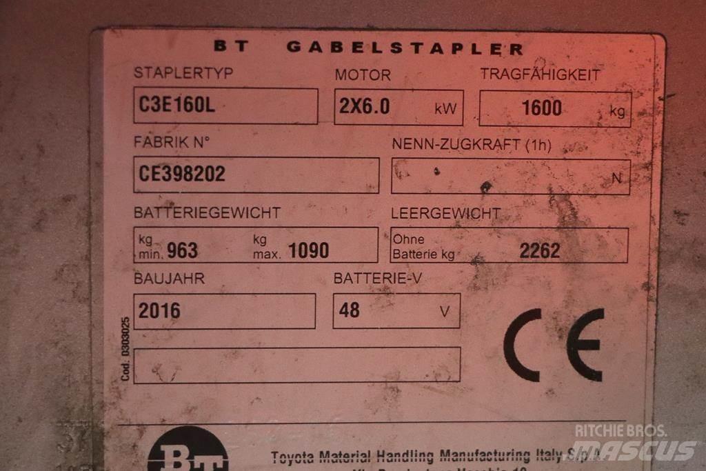 BT C3E160L Ηλεκτρικά περονοφόρα ανυψωτικά κλαρκ