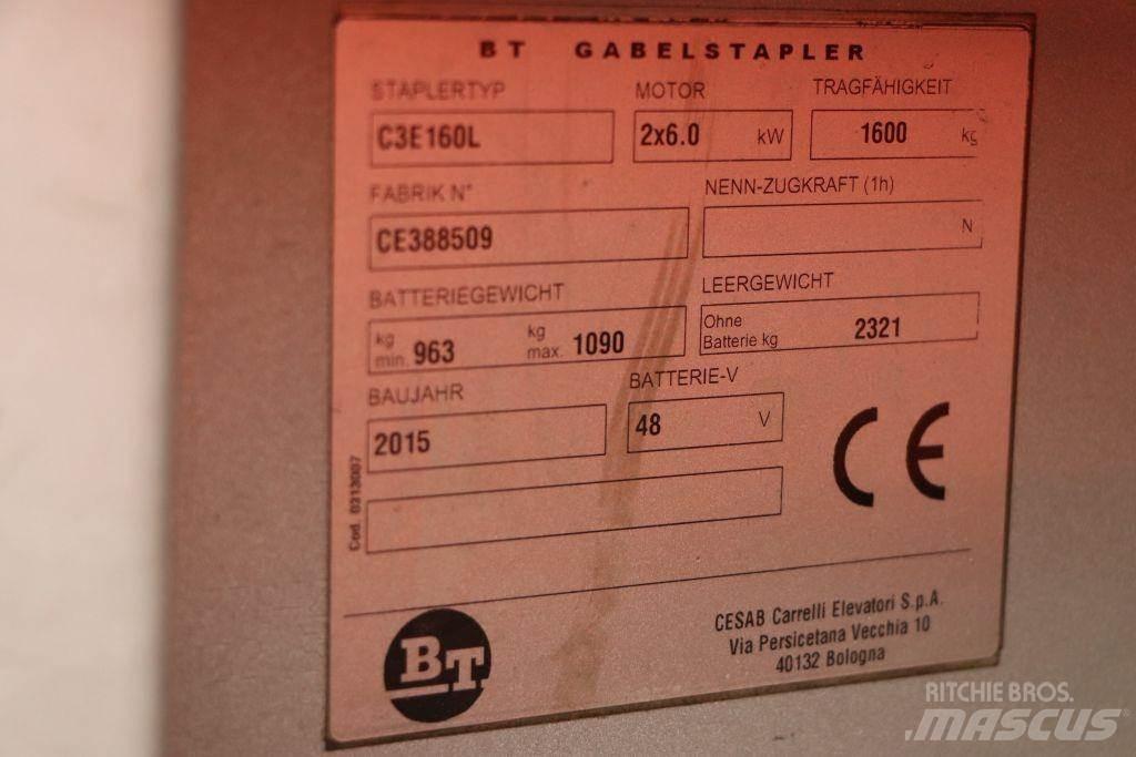 BT C3E160L Ηλεκτρικά περονοφόρα ανυψωτικά κλαρκ