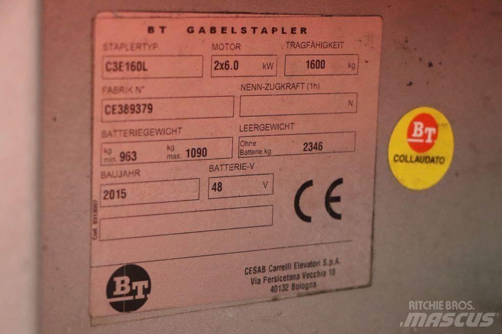 BT C3E160L Ηλεκτρικά περονοφόρα ανυψωτικά κλαρκ