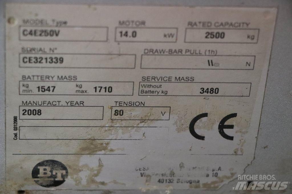 BT C4E250V Ηλεκτρικά περονοφόρα ανυψωτικά κλαρκ