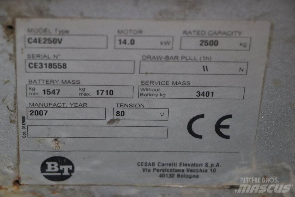 BT C4E250V Ηλεκτρικά περονοφόρα ανυψωτικά κλαρκ