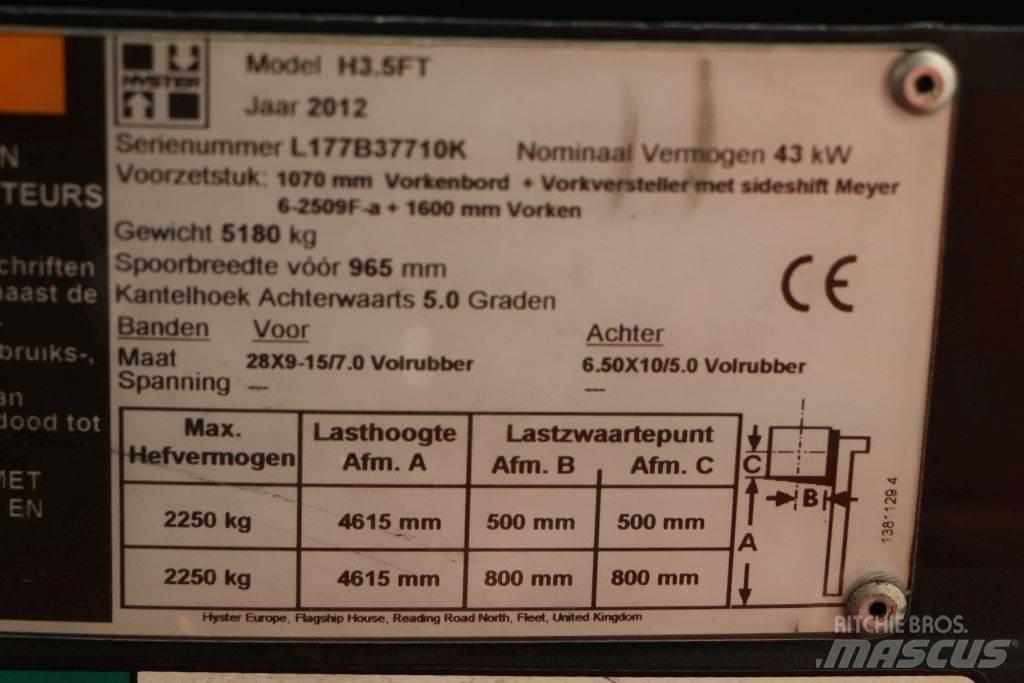Hyster H3.5FT Περονοφόρα ανυψωτικά κλαρκ με φυσικό αέριο LPG