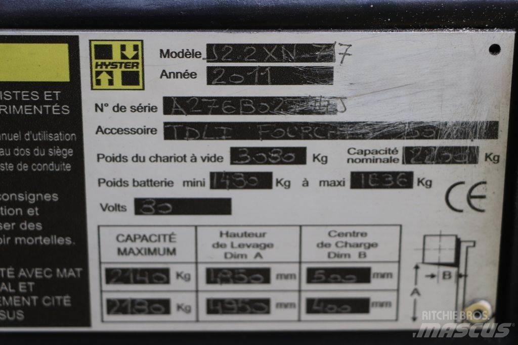 Hyster J2.2XN Ηλεκτρικά περονοφόρα ανυψωτικά κλαρκ