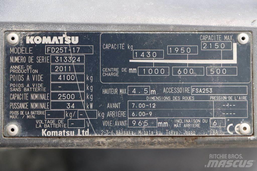 Komatsu FD25T-17 Πετρελαιοκίνητα Κλαρκ