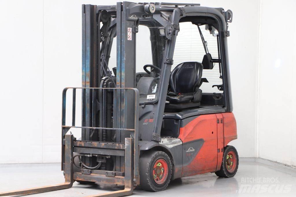 Linde E16P-02 Ηλεκτρικά περονοφόρα ανυψωτικά κλαρκ