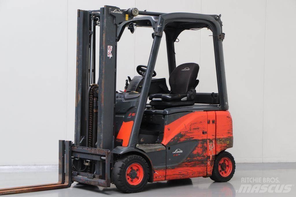 Linde E16PH-02 Ηλεκτρικά περονοφόρα ανυψωτικά κλαρκ