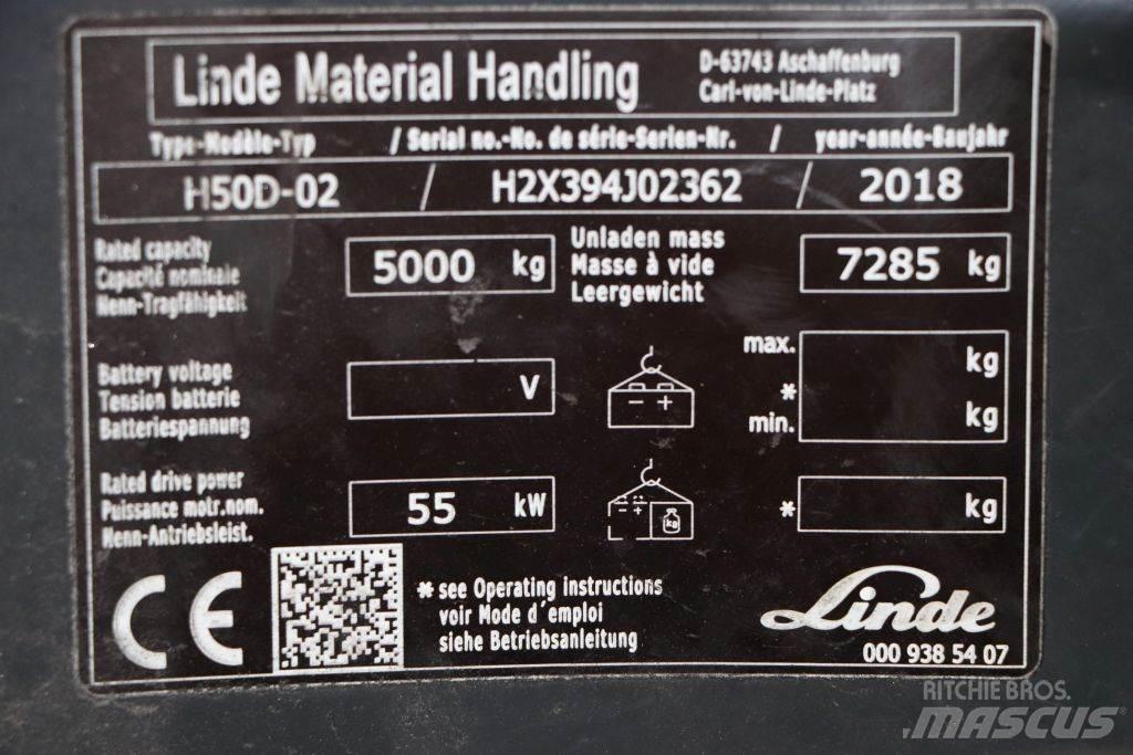 Linde H50D-02 Πετρελαιοκίνητα Κλαρκ