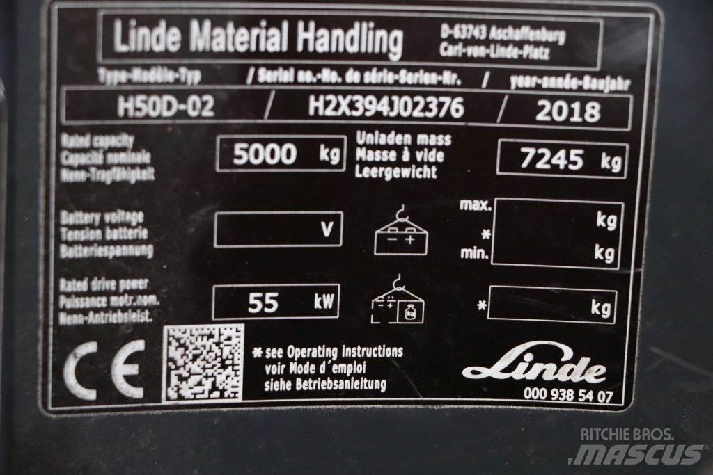 Linde H50D-02 Πετρελαιοκίνητα Κλαρκ