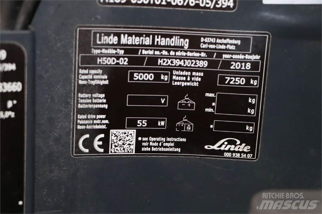 Linde H50D-02 Πετρελαιοκίνητα Κλαρκ