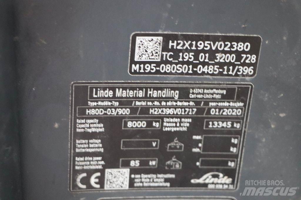 Linde H80D-03/900 Πετρελαιοκίνητα Κλαρκ