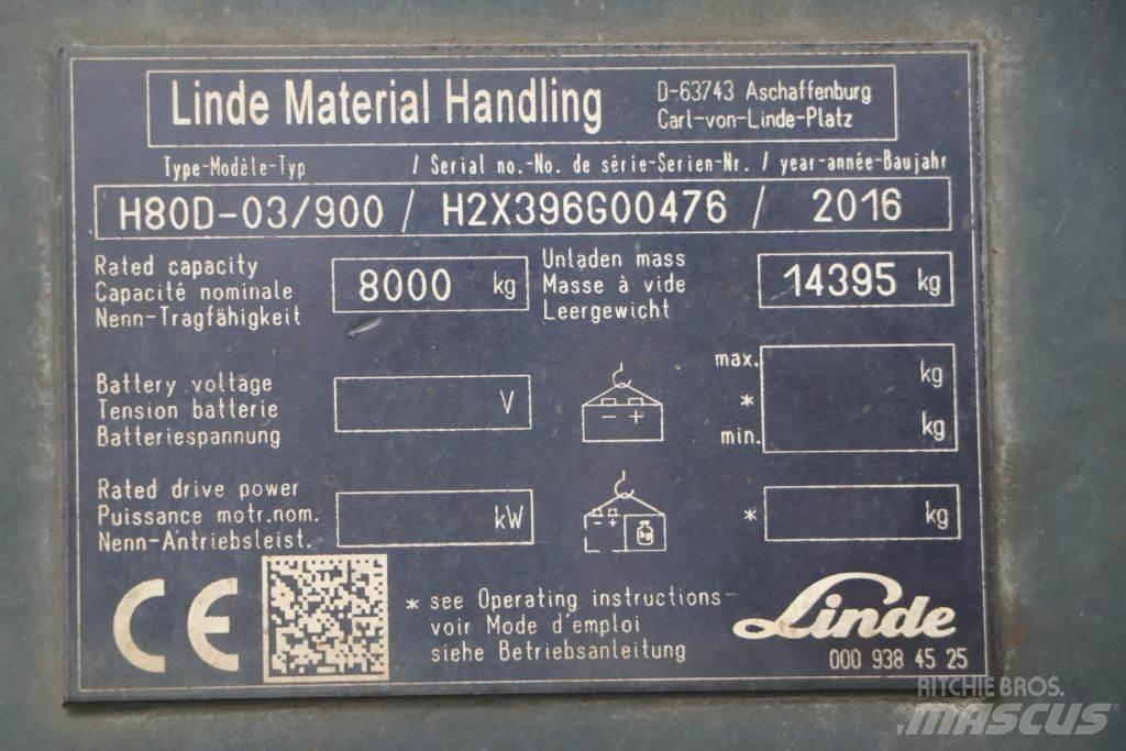 Linde H80D-03/900 Πετρελαιοκίνητα Κλαρκ