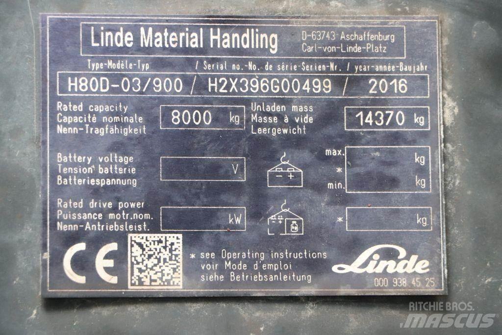 Linde H80D-03/900 Πετρελαιοκίνητα Κλαρκ