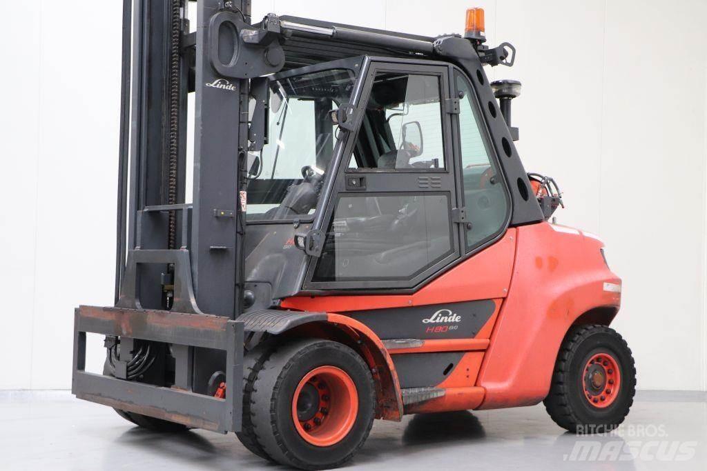 Linde H80T-03/900 Περονοφόρα ανυψωτικά κλαρκ με φυσικό αέριο LPG