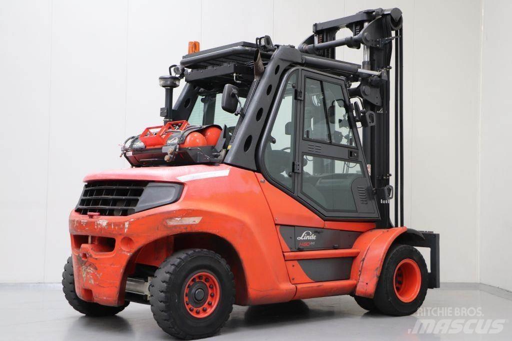 Linde H80T-03/900 Περονοφόρα ανυψωτικά κλαρκ με φυσικό αέριο LPG