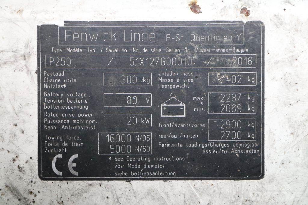 Linde P250 Φορτηγά ρυμούλκησης