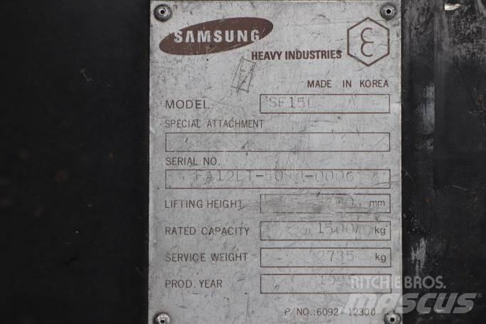 Samsung SF15L Περονοφόρα ανυψωτικά κλαρκ με φυσικό αέριο LPG