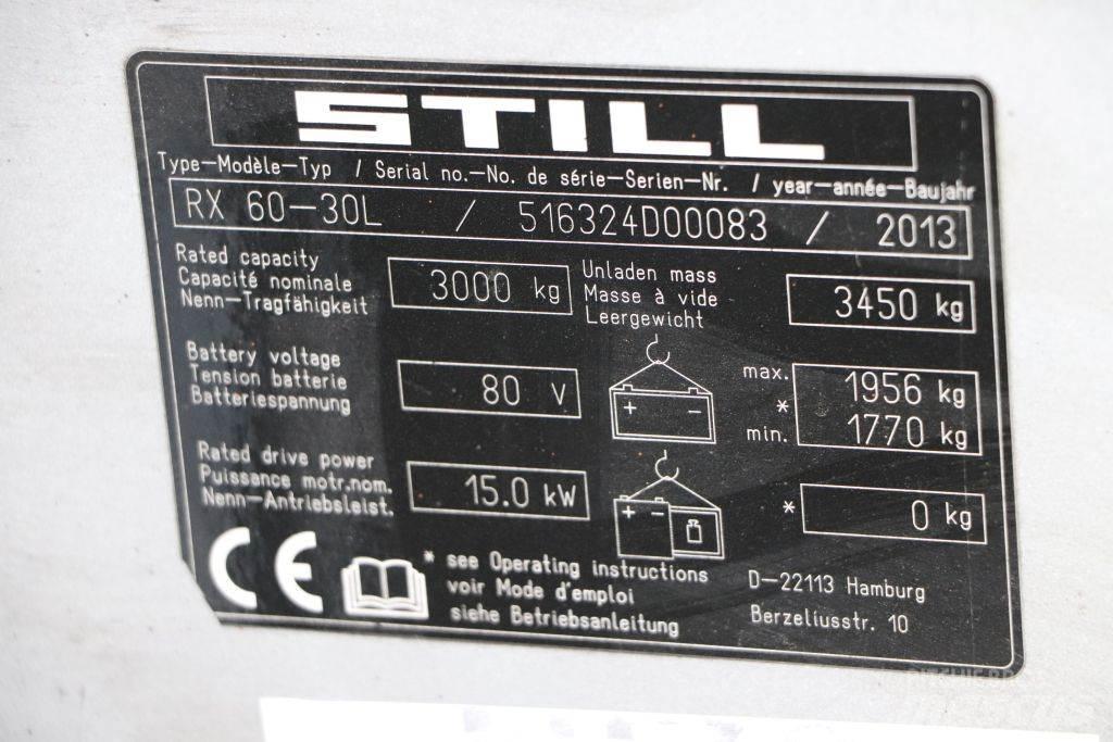 Still RX60-30L Ηλεκτρικά περονοφόρα ανυψωτικά κλαρκ