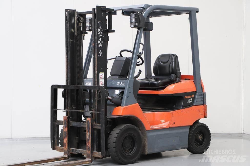 Toyota 7FB15 Ηλεκτρικά περονοφόρα ανυψωτικά κλαρκ