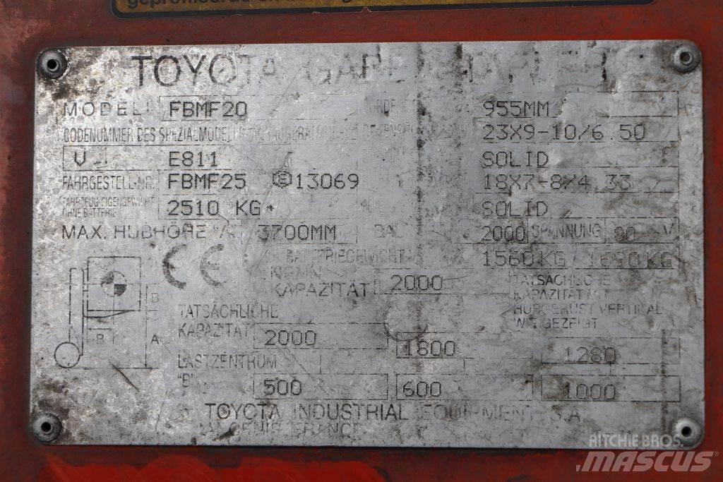 Toyota FBMF20 Ηλεκτρικά περονοφόρα ανυψωτικά κλαρκ