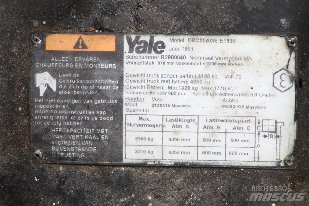 Yale ERC25AGE Ηλεκτρικά περονοφόρα ανυψωτικά κλαρκ