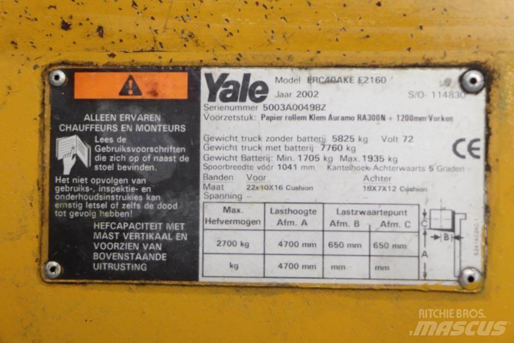 Yale ERC40AKE Ηλεκτρικά περονοφόρα ανυψωτικά κλαρκ