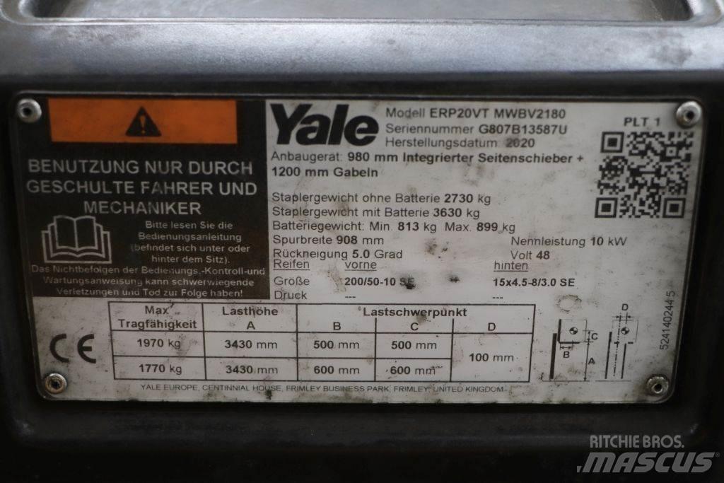 Yale ERP20VT Ηλεκτρικά περονοφόρα ανυψωτικά κλαρκ