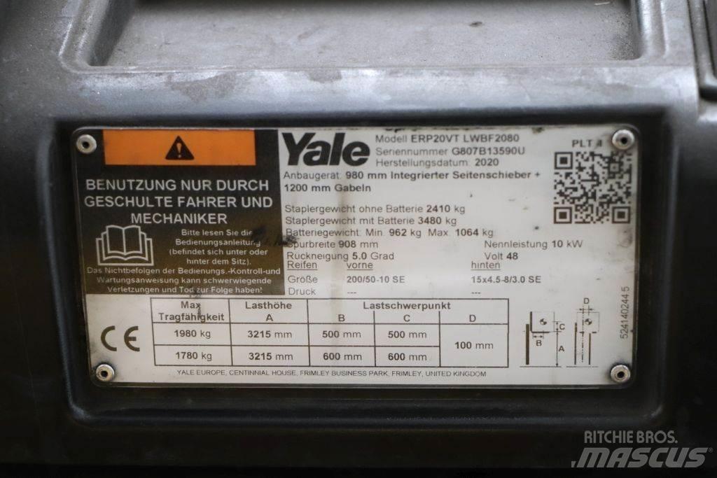 Yale ERP20VT Ηλεκτρικά περονοφόρα ανυψωτικά κλαρκ