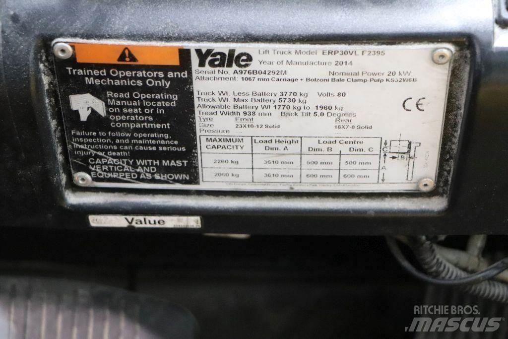 Yale ERP30VL Ηλεκτρικά περονοφόρα ανυψωτικά κλαρκ