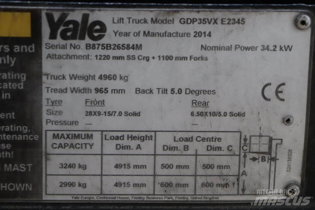 Yale GDP35VX Πετρελαιοκίνητα Κλαρκ