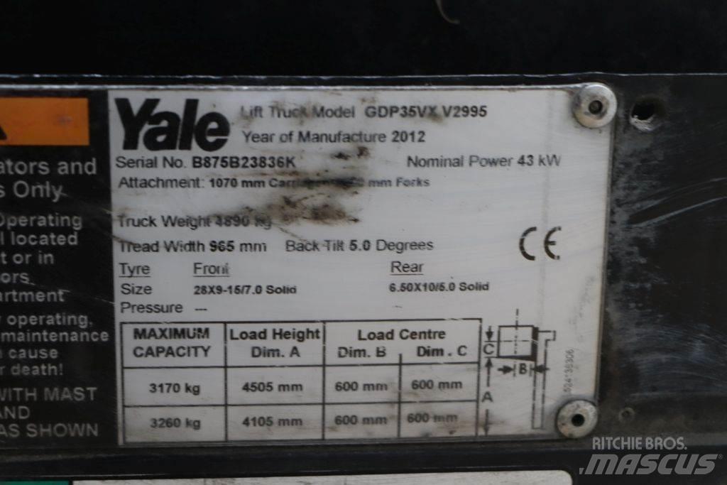 Yale GDP35VX Πετρελαιοκίνητα Κλαρκ