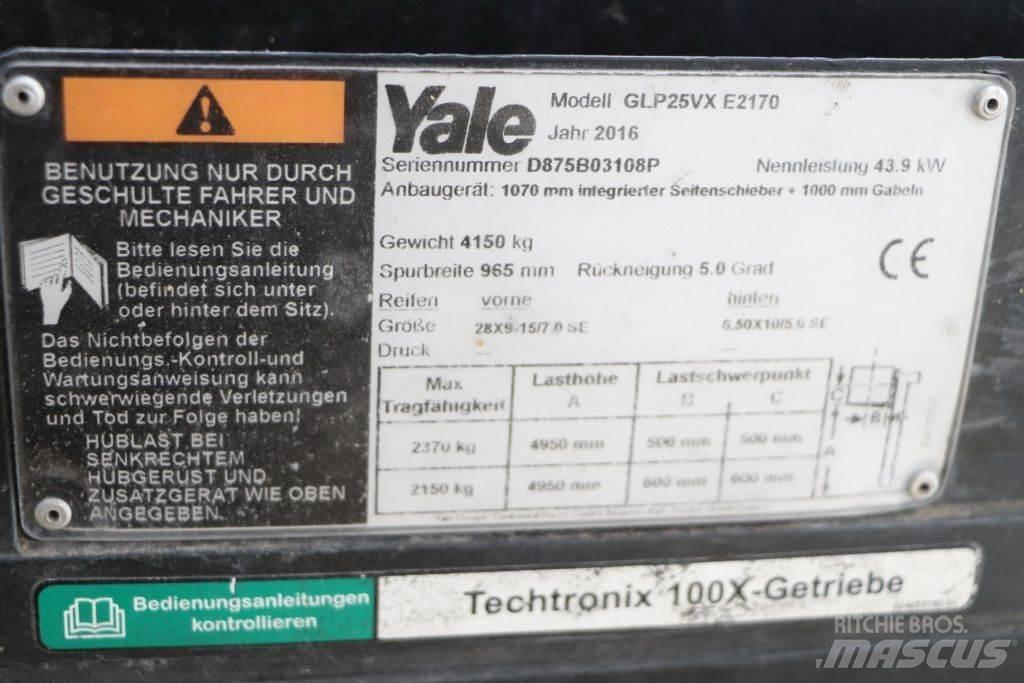 Yale GLP25VX Περονοφόρα ανυψωτικά κλαρκ με φυσικό αέριο LPG
