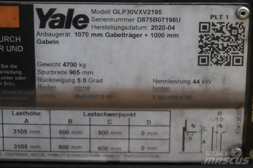 Yale GLP30VX Περονοφόρα ανυψωτικά κλαρκ με φυσικό αέριο LPG