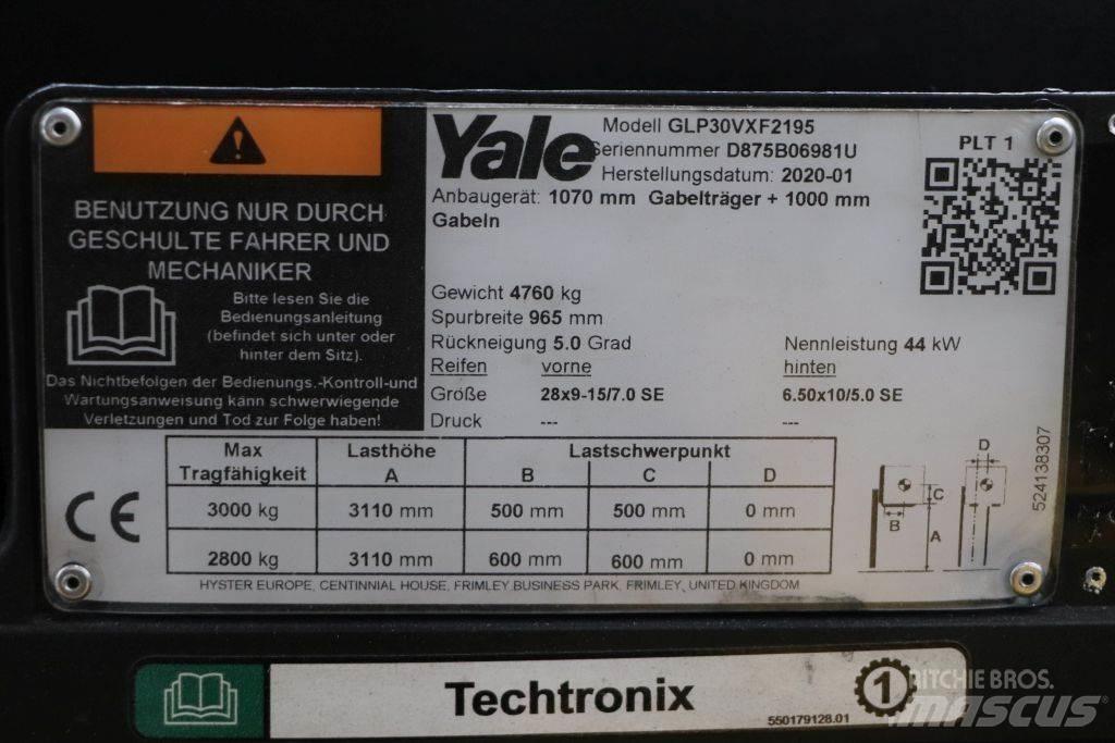 Yale GLP30VX Περονοφόρα ανυψωτικά κλαρκ με φυσικό αέριο LPG