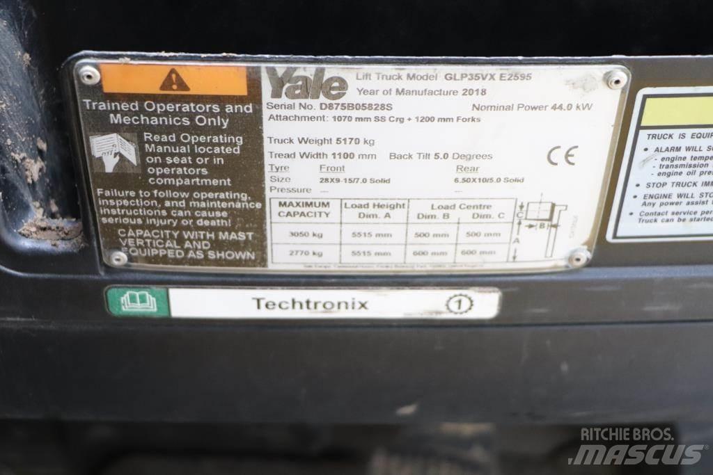 Yale GLP35VX Περονοφόρα ανυψωτικά κλαρκ με φυσικό αέριο LPG