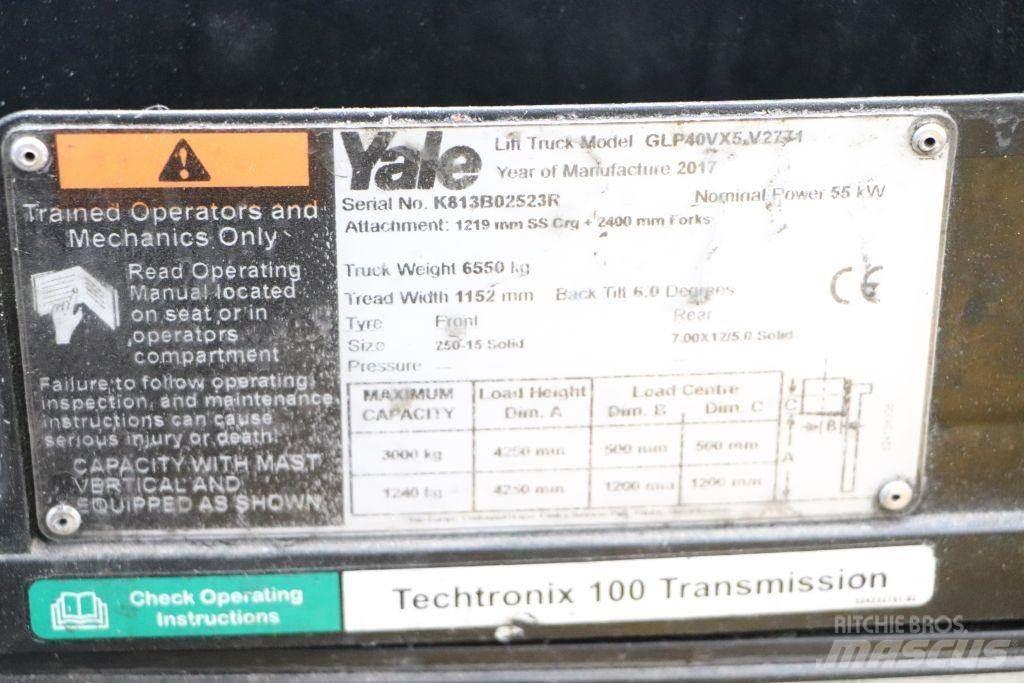 Yale GLP40VX5 Περονοφόρα ανυψωτικά κλαρκ με φυσικό αέριο LPG