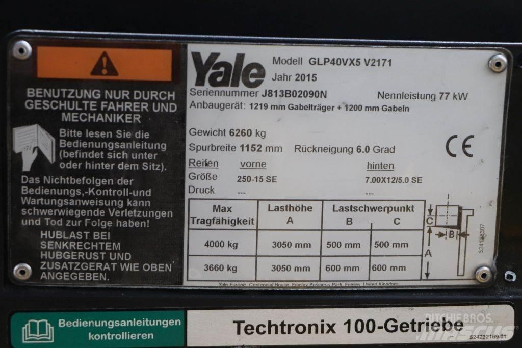 Yale GLP40VX5 Περονοφόρα ανυψωτικά κλαρκ με φυσικό αέριο LPG