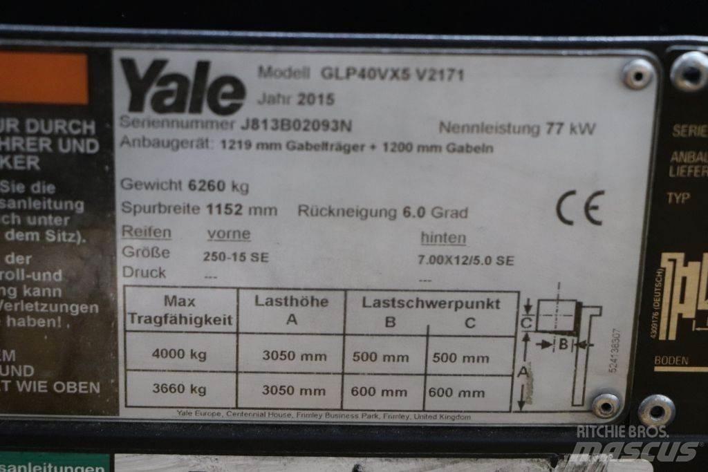 Yale GLP40VX5 Περονοφόρα ανυψωτικά κλαρκ με φυσικό αέριο LPG