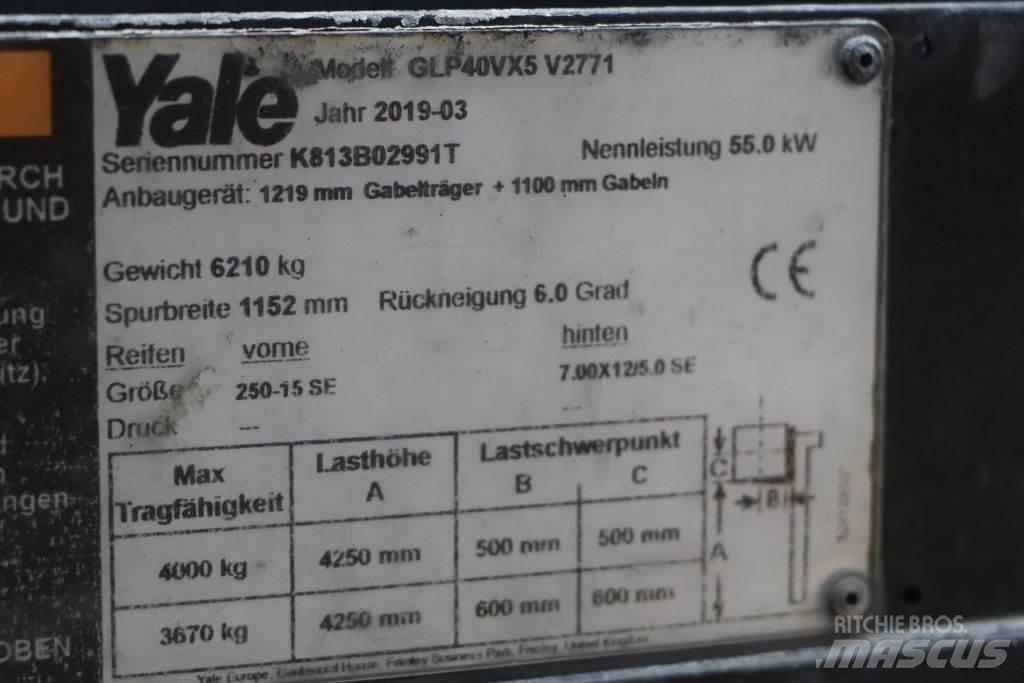 Yale GLP40VX5 Περονοφόρα ανυψωτικά κλαρκ με φυσικό αέριο LPG