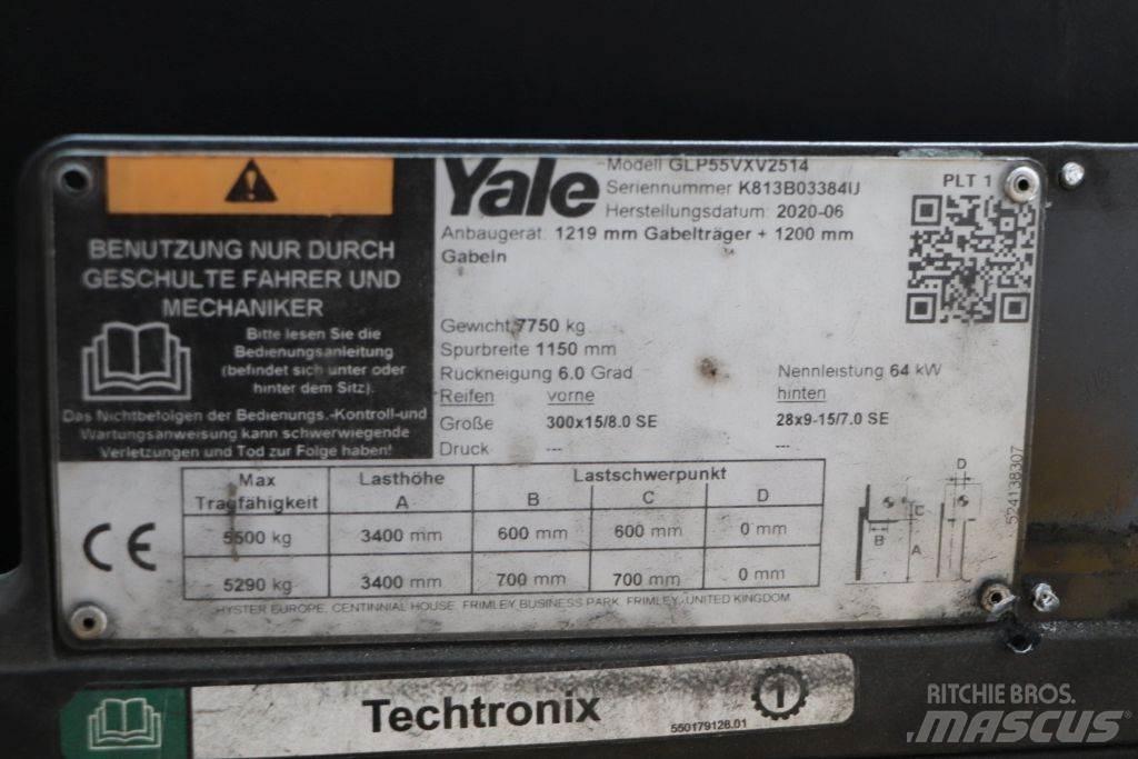Yale GLP55VX Περονοφόρα ανυψωτικά κλαρκ με φυσικό αέριο LPG