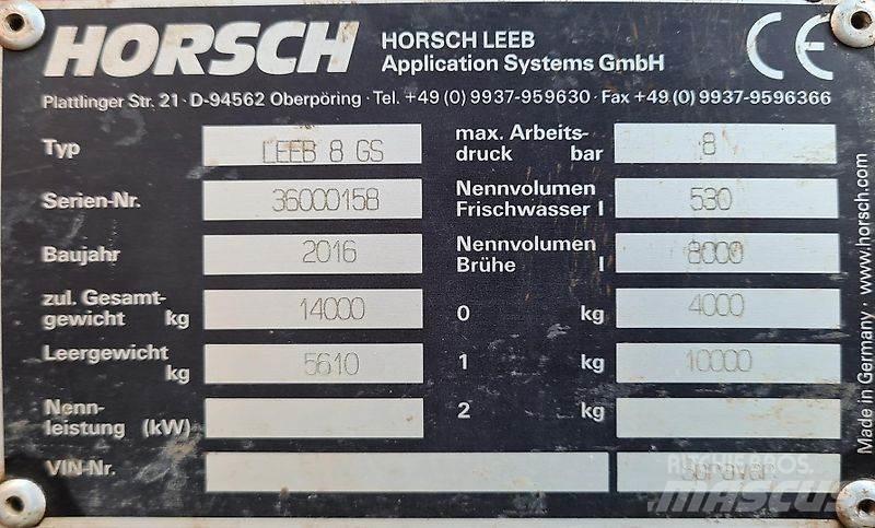Horsch 8 GS Ρυμουλκούμενα ψεκαστικά
