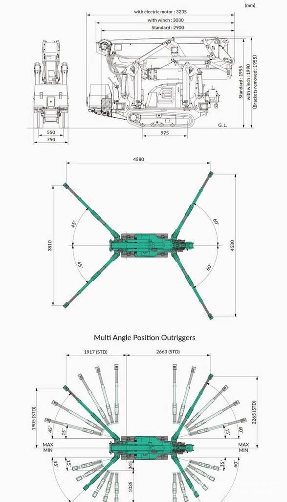 Maeda MK1033 Μίνι γερανοί