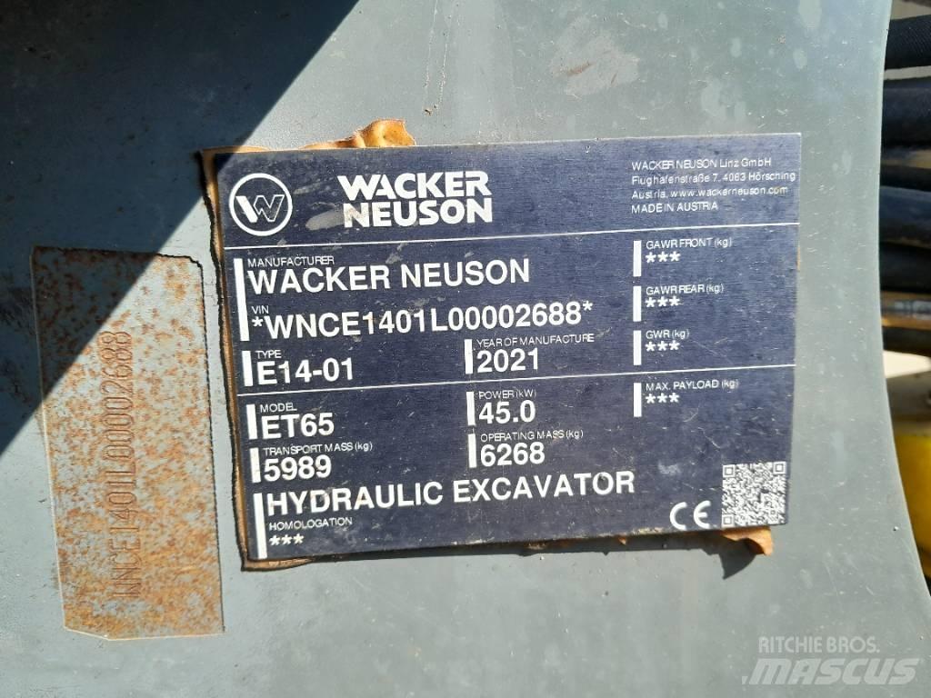 Wacker Neuson ET 65 Εκσκαφείς με ερπύστριες