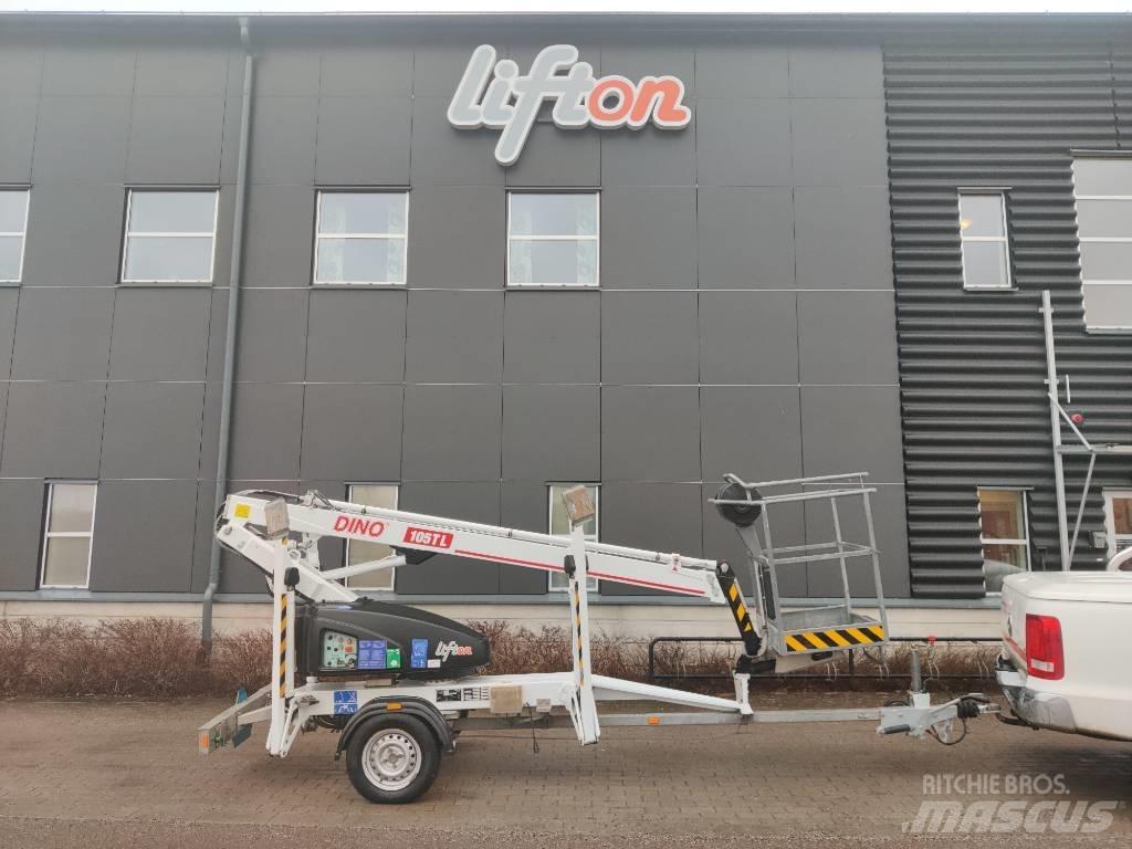 Dino 105 TL Skylift Εναέριες πλατφόρμες τοποθετημένες σε ρυμούλκα
