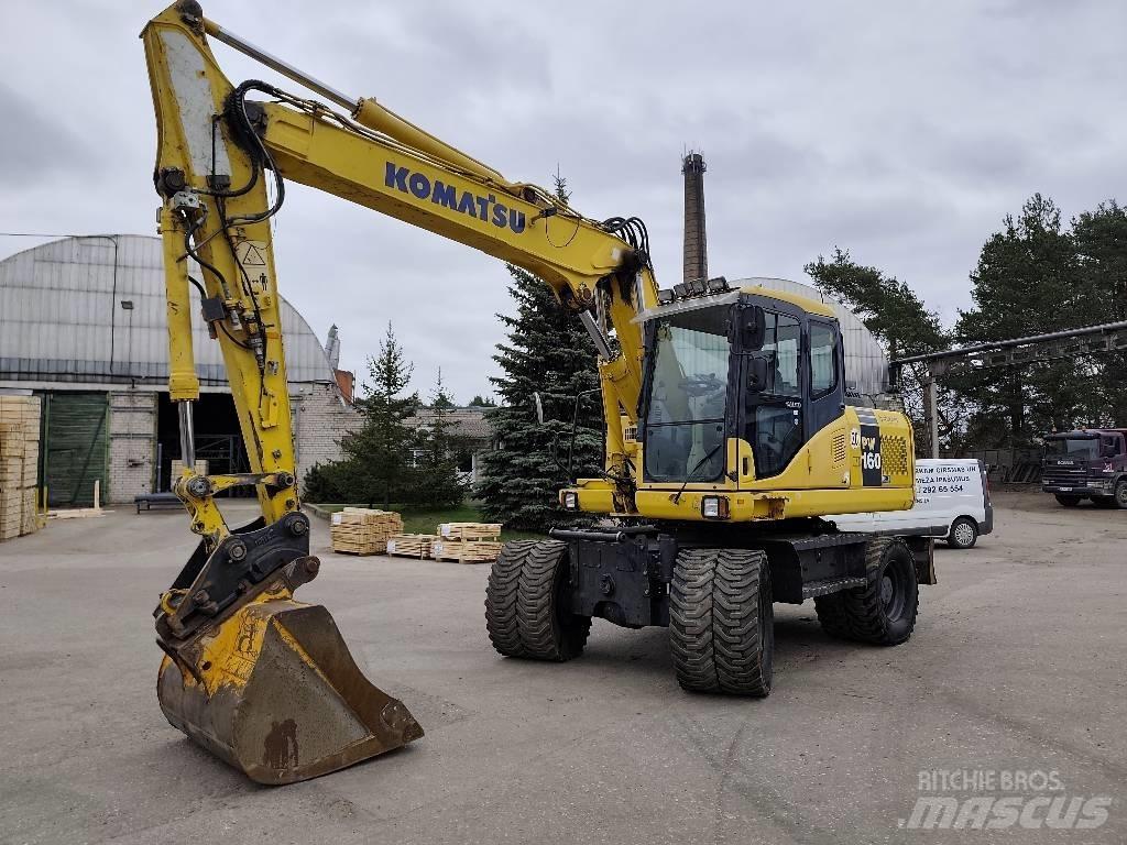 Komatsu PW 160-7E0 Εκσκαφείς με τροχούς - λάστιχα