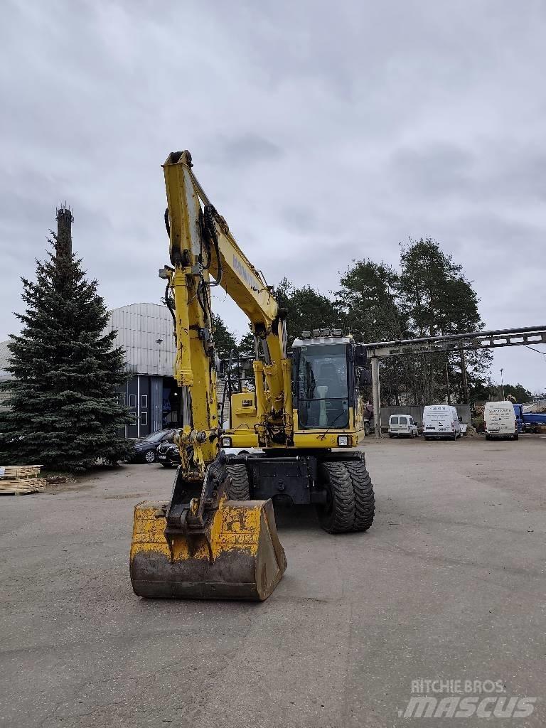 Komatsu PW 160-7E0 Εκσκαφείς με τροχούς - λάστιχα