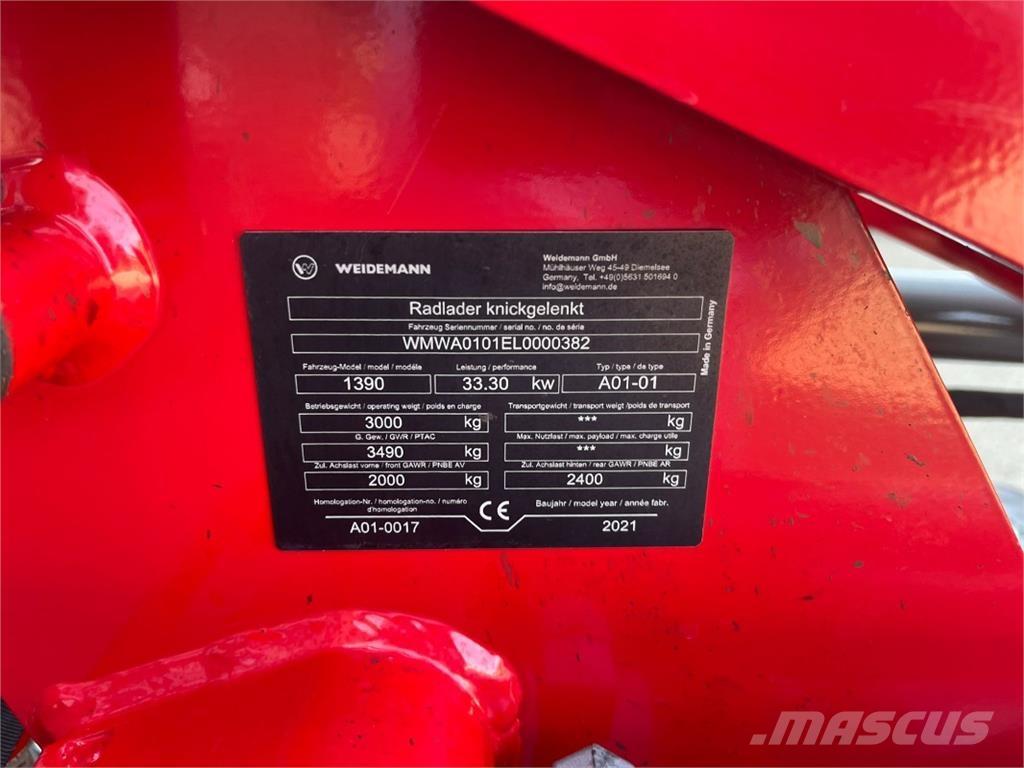 Weidemann 1390 Άλλα γεωργικά μηχανήματα