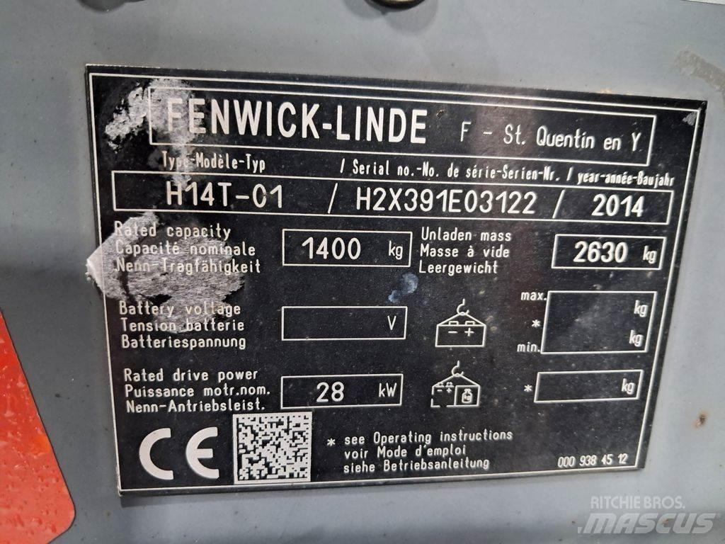 Linde H14T-01 Περονοφόρα ανυψωτικά κλαρκ με φυσικό αέριο LPG