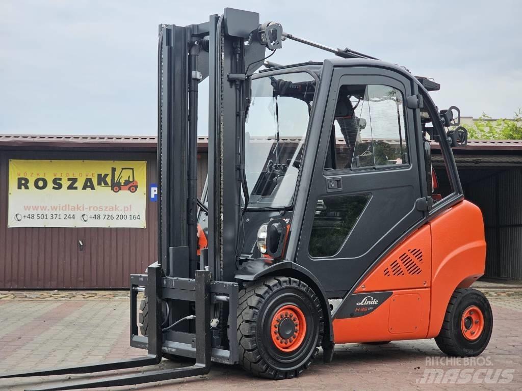 Linde H35T-02 Περονοφόρα ανυψωτικά κλαρκ με φυσικό αέριο LPG