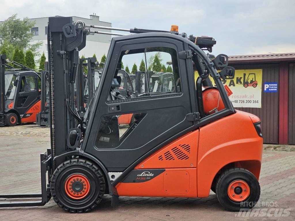 Linde H35T-02 Περονοφόρα ανυψωτικά κλαρκ με φυσικό αέριο LPG