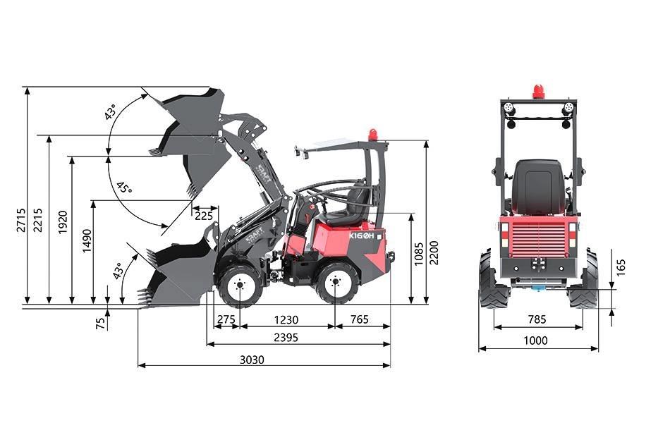 Kraft K160H Φορτωτές με λάστιχα (Τροχοφόροι)